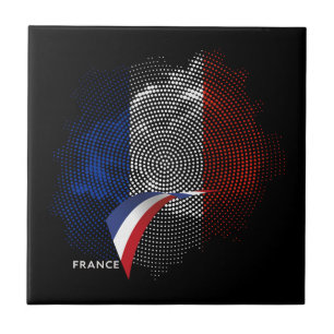 French flag tile