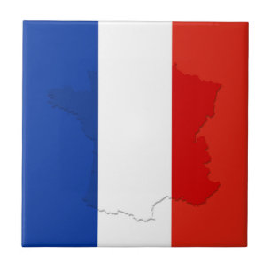 French flag tile