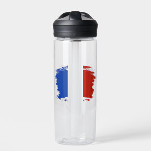 French flag water bottle