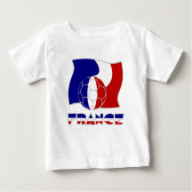 French Flag with Soccer Ball