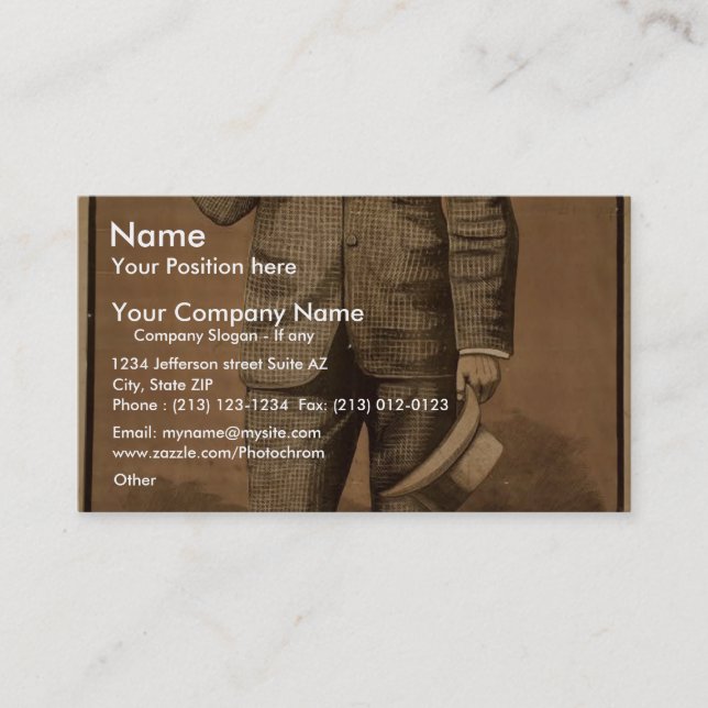 French Flats Vintage Theatre Business Card (Front)