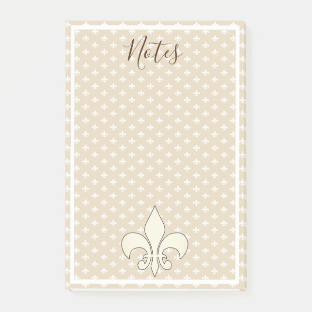 French Fleur De Lis Notes (Front)