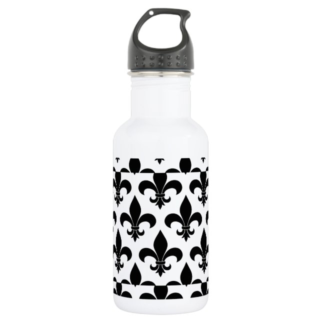 French Fleur de lis Pattern Classic 532 Ml Water Bottle (Front)