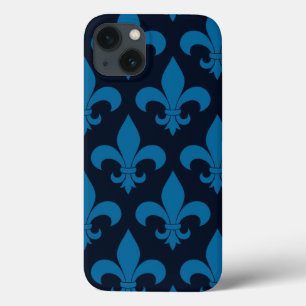 French Fleur de lis Pattern Classic iPhone 13 Case