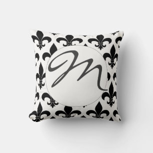 French Fleur de lis Pattern Classic Cushion