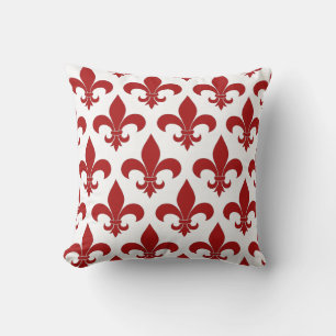 French Fleur de lis Pattern Classic Cushion