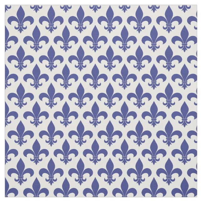 French Fleur de lis Pattern Classic Fabric (Swatch)