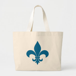 French Fleur de lis Pattern Classic Large Tote Bag