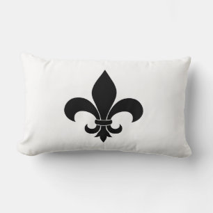 French Fleur de lis Pattern Classic Lumbar Cushion