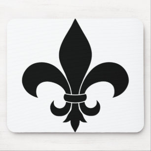 French Fleur de lis Pattern Classic Mouse Pad