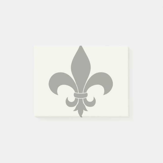 French Fleur de lis Pattern Classic Post-it Notes (Front)