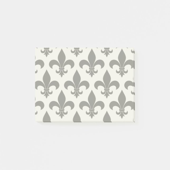 French Fleur de lis Pattern Classic Post-it Notes (Front)