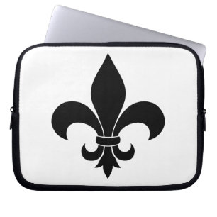 French Fleur de lis Pattern Laptop Sleeve