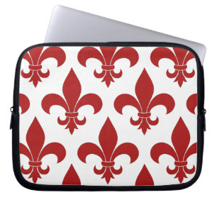 French Fleur de lis Pattern Laptop Sleeve