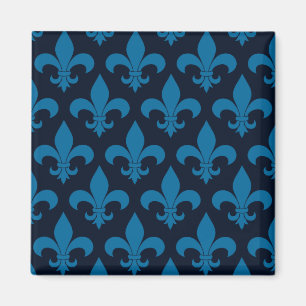 French Fleur de lis Pattern  Magnet