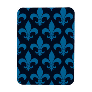 French Fleur de lis Pattern  Magnet