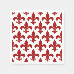 French Fleur de lis Pattern Napkin