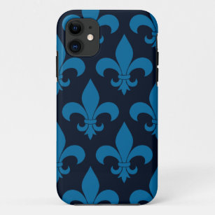 French fleur de lis pattern Parisian Case-Mate iPhone Case