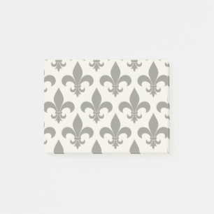 French Fleur de lis Pattern Post-it Notes
