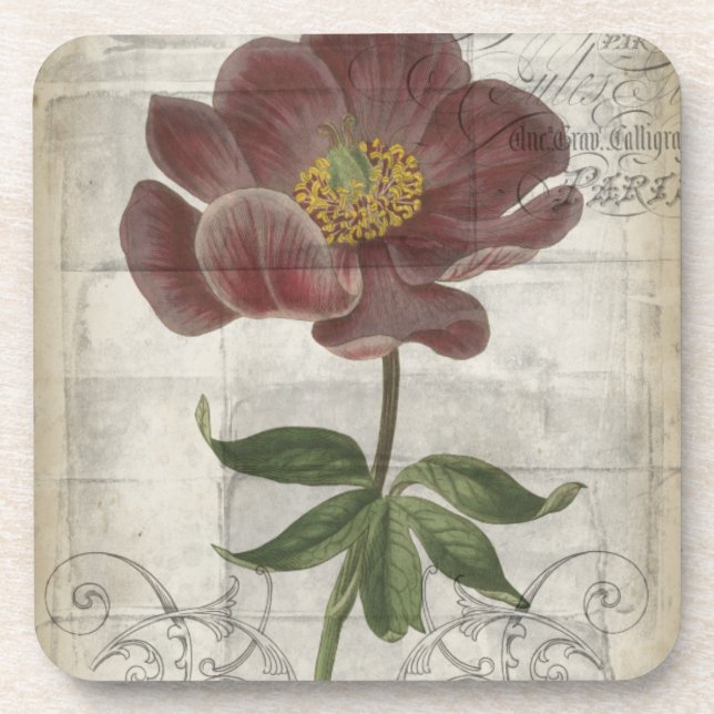 French Floral I Coaster (Front)