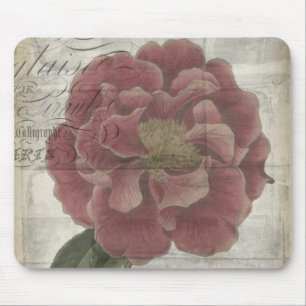 French Floral III Mouse Pad