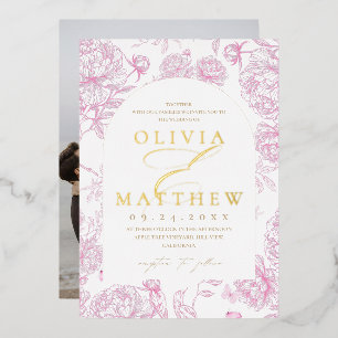 French Floral Peony Wedding