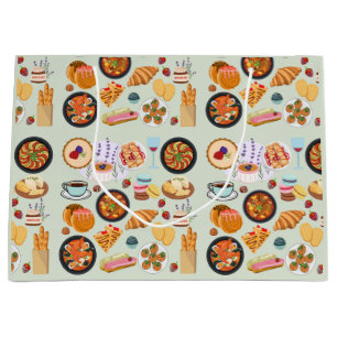 French Food Large Gift Bag