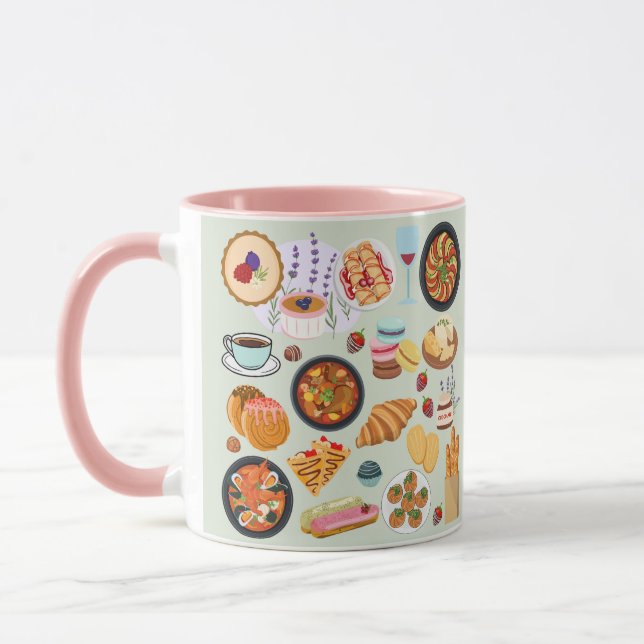 French Food Mug (Left)