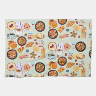 French Food Tea Towel