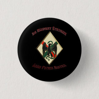 French Foreign Legion 1er RE Legio Patria Nostra 3 Cm Round Badge