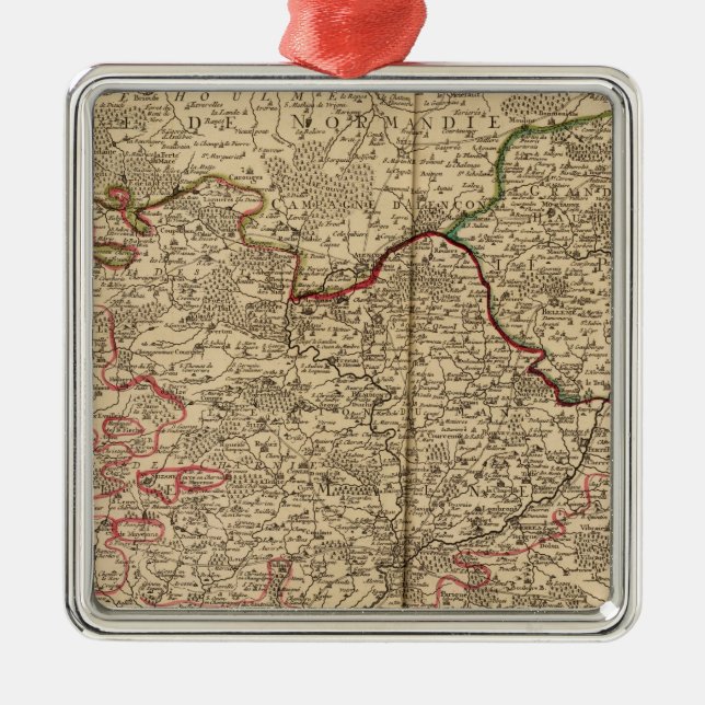 French forests metal tree decoration (Front)