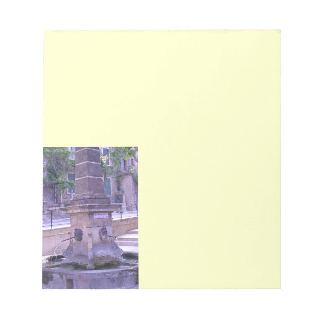 French Fountain Notepad (Front)