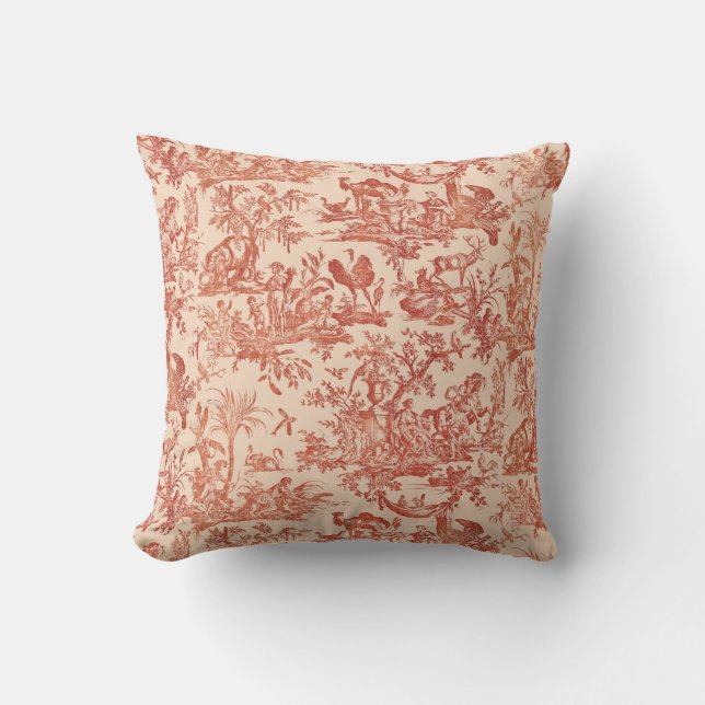 French Four Parts of the World pattern Cushion (Front)