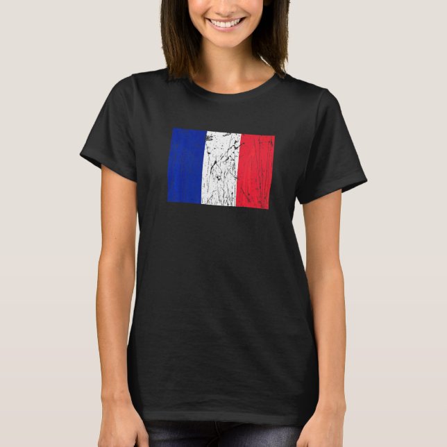 French France Flag Pride French Flag T-Shirt (Front)