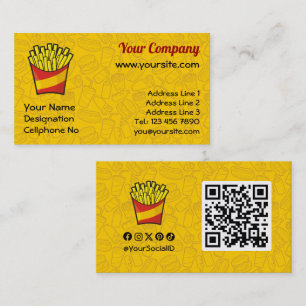 French Fries Business Card