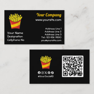 French Fries Business Card