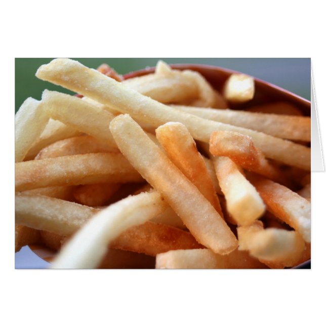 French Fries Card (Front Horizontal)