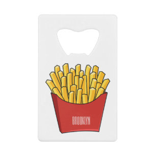 French fries cartoon illustration