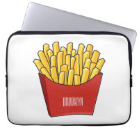 French fries cartoon illustration