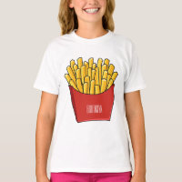 French fries cartoon illustration