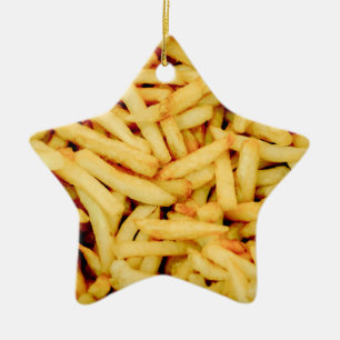 French Fries Ceramic Tree Decoration