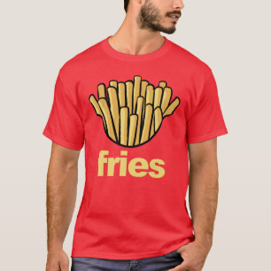 French Fries Costume Funny Halloween Pretend Fries T-Shirt