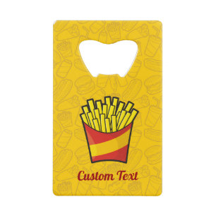 French Fries Credit Card Bottle Opener