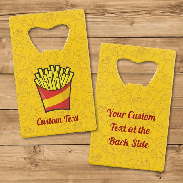 French Fries Credit Card Bottle Opener (Creator Uploaded)