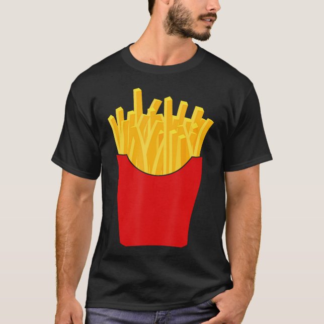 French Fries 	 French Fry Costume Shirt (Front)