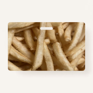 French Fries ID Badge