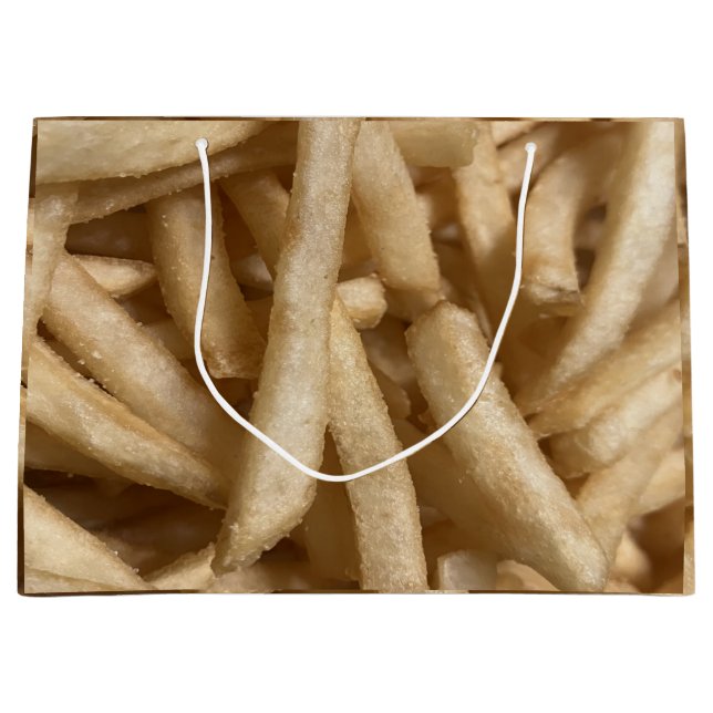 French Fries Large Gift Bag (Front)