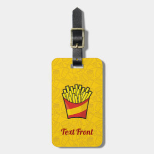 French Fries Luggage Tag