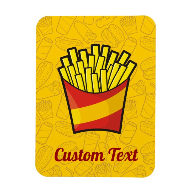 French Fries Magnet (Vertical)