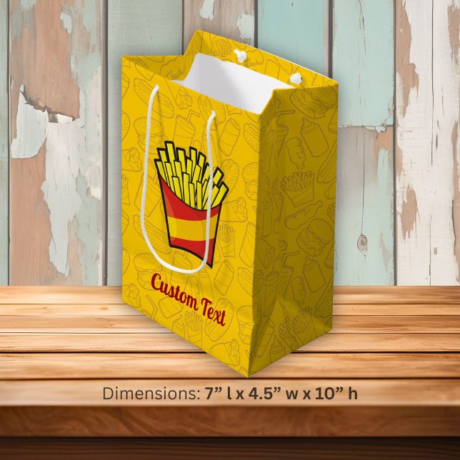 French Fries Medium Gift Bag (Creator Uploaded)